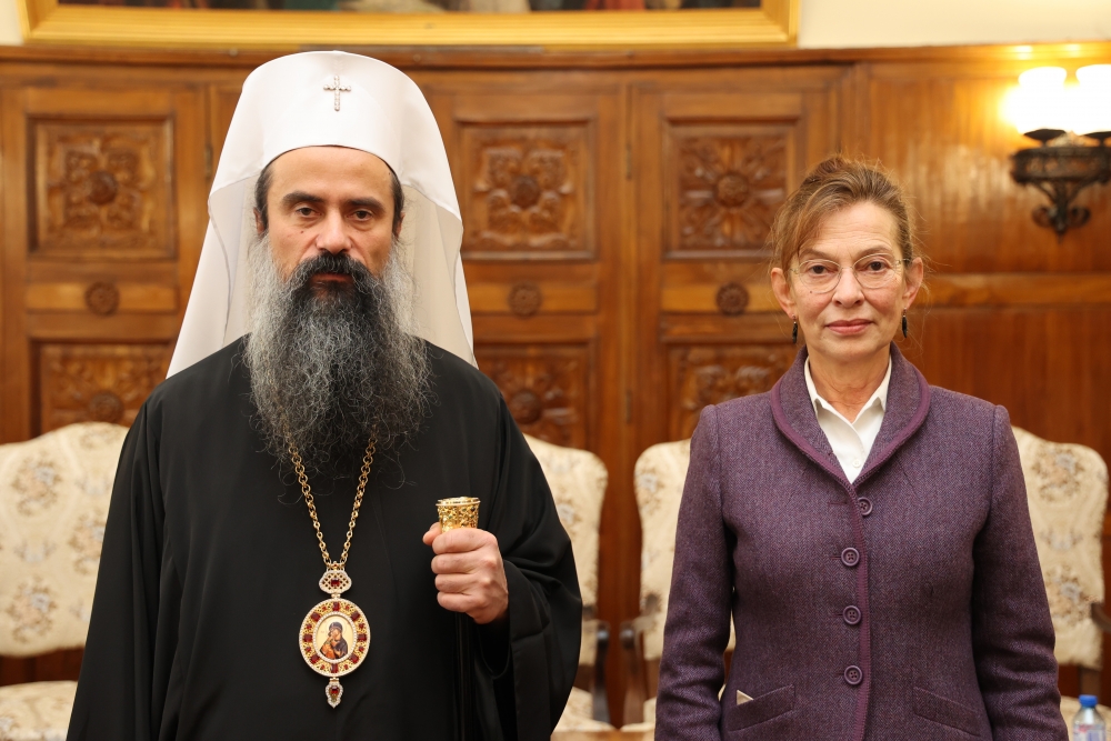Среща на Българския патриарх Даниил с Н. Пр. посланика на Германия у нас Ирене Мария Планк